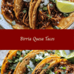 Mouthwatering Birria Quesa Tacos 🌮🔥
