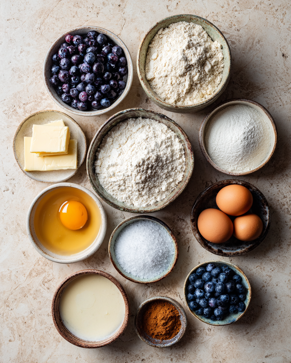 Ingredients for Indulge in Delight: Download the Ultimate Blueberry Cinnamon Rolls Recipe