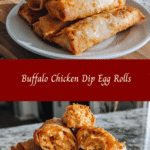 Spice Up Your Snack Game with Buffalo Chicken Dip Egg Rolls
