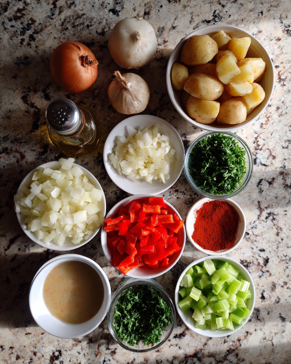 Ingredients for Savory Comfort: Dive into a Bowl of Cajun Potato Soup