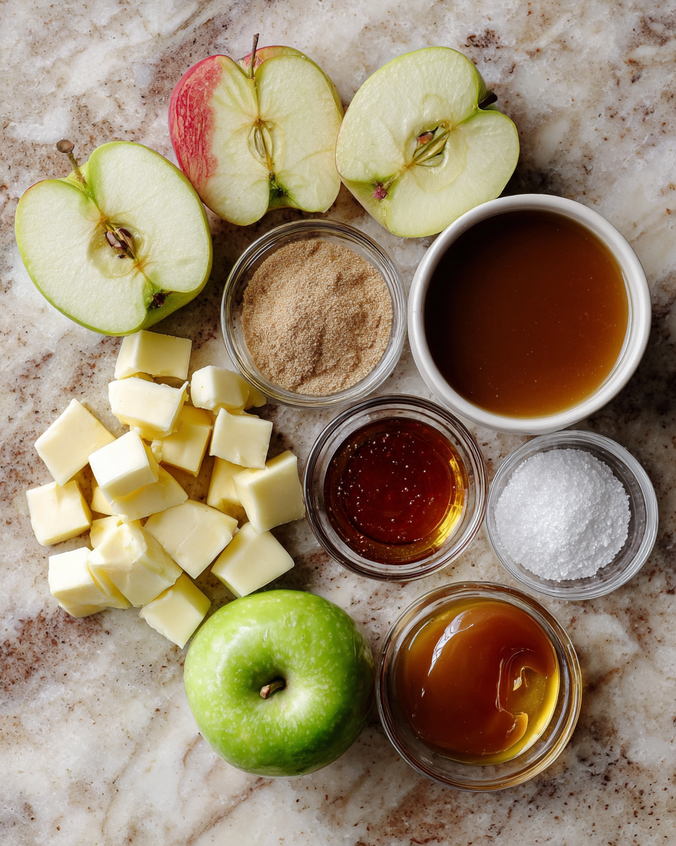 Ingredients for Explode Your Taste Buds with Irresistible Caramel Apple Pie Bombs