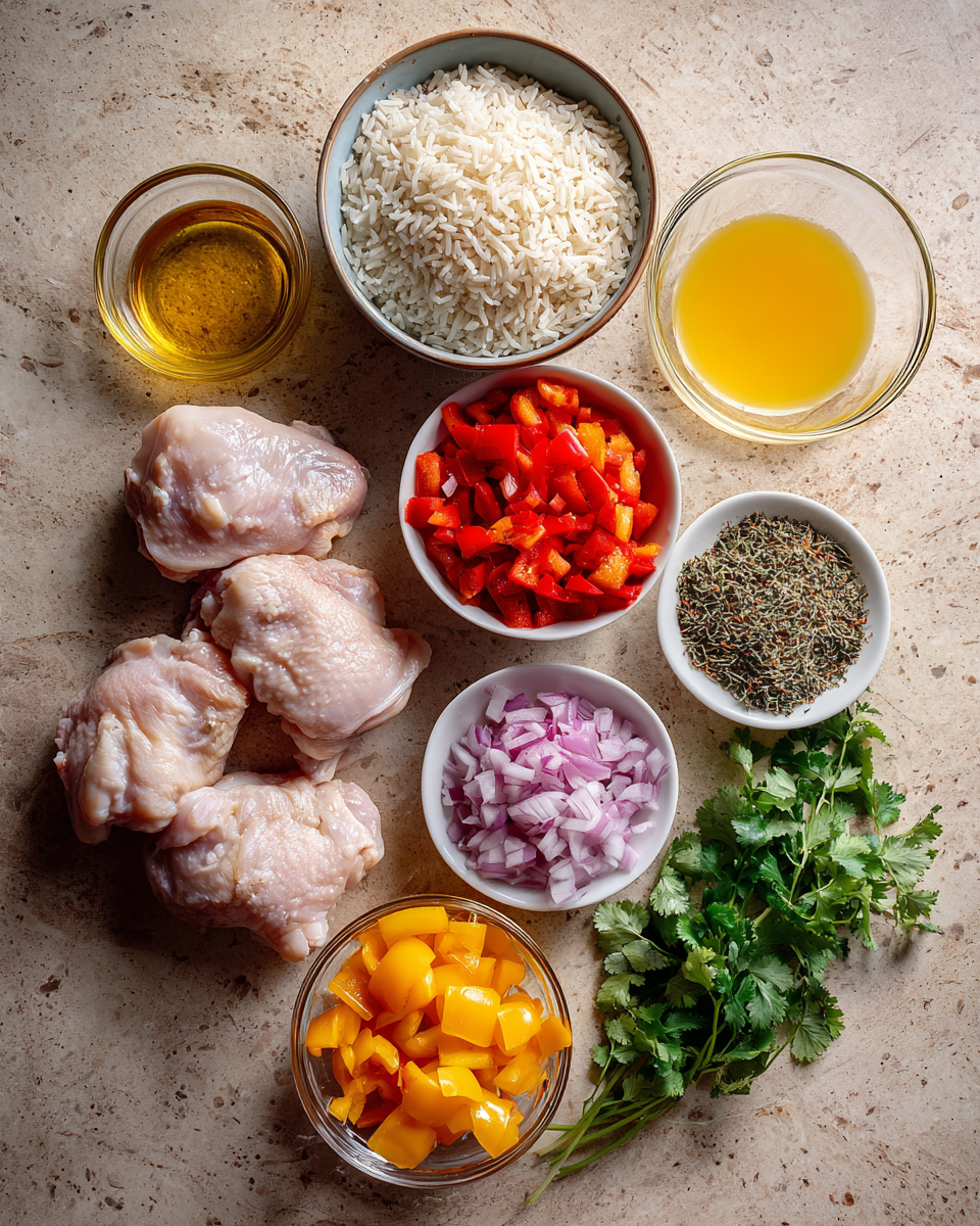Ingredients for Savor the Spice: Caribbean Jerk Chicken & Rice Adventure