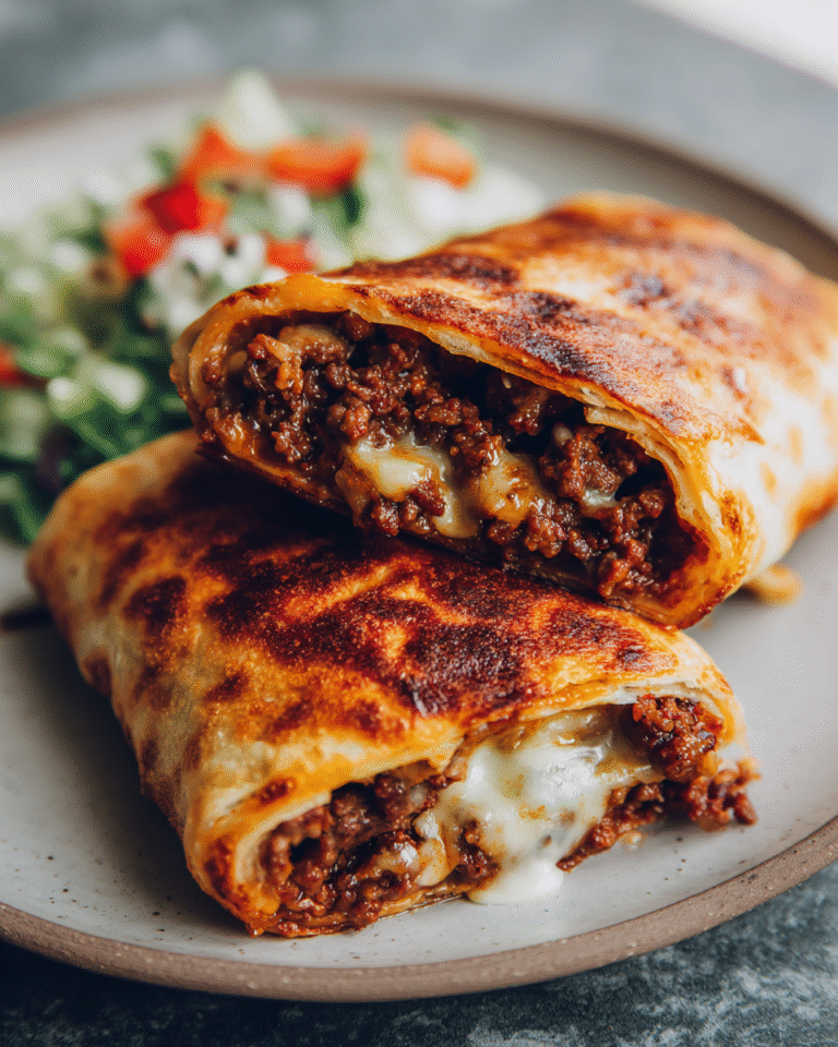 Ultimate Cheesy Beef Chimichangas: A Flavor Explosion in Every Bite - Featured Image