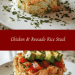 Elevate Your Meal Game with the Irresistible Chicken & Avocado Rice Stack