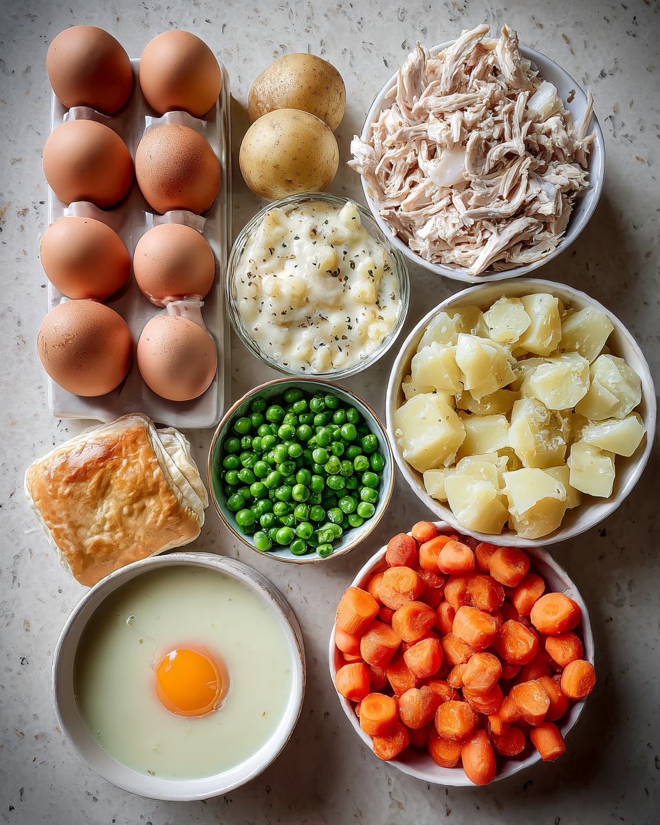 Ingredients for Ultimate Comfort: Chicken Pot Pie Casserole Bliss