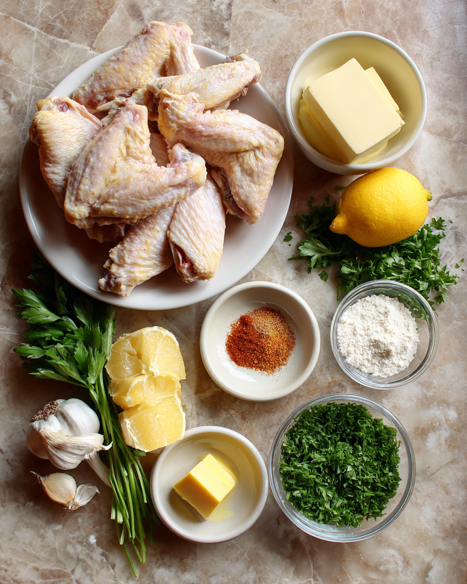 Ingredients for Saddle Up for Flavor: Irresistible Cowboy Butter Chicken Wings