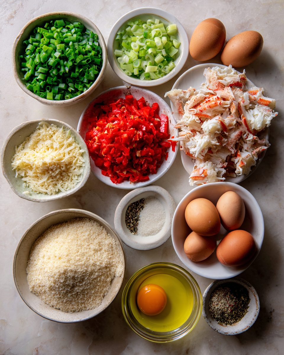 Ingredients for Irresistible Crab Crunchies to Elevate Your Snack Game