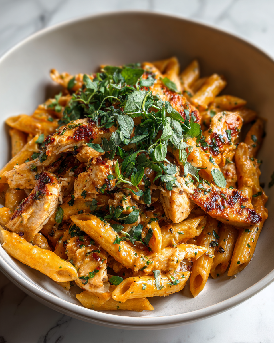 Final dish - Irresistible Crack Chicken Penne: Your New Favorite Comfort Dish