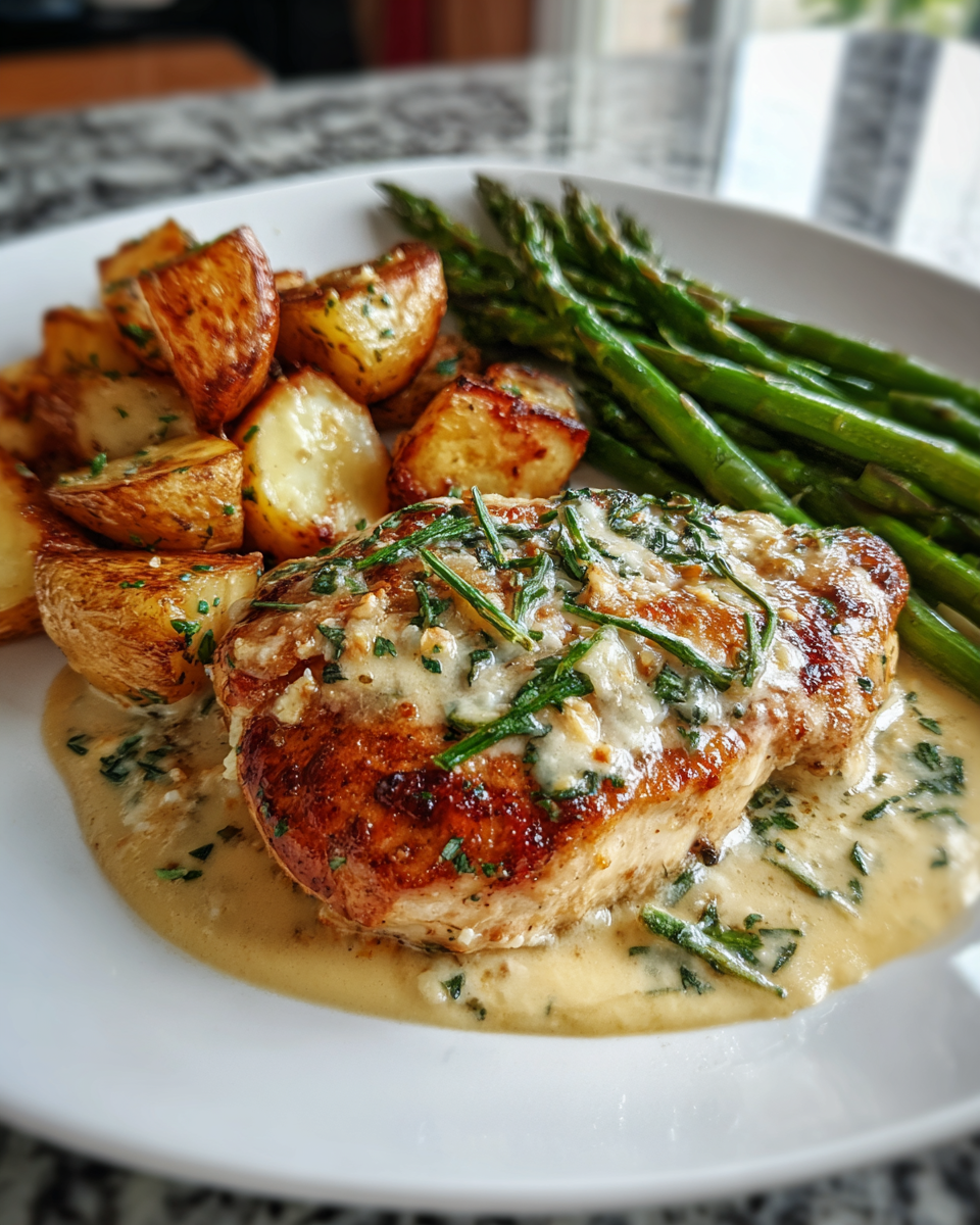 Final dish - Savor the Comfort: Creamy Parmesan Chicken Delight