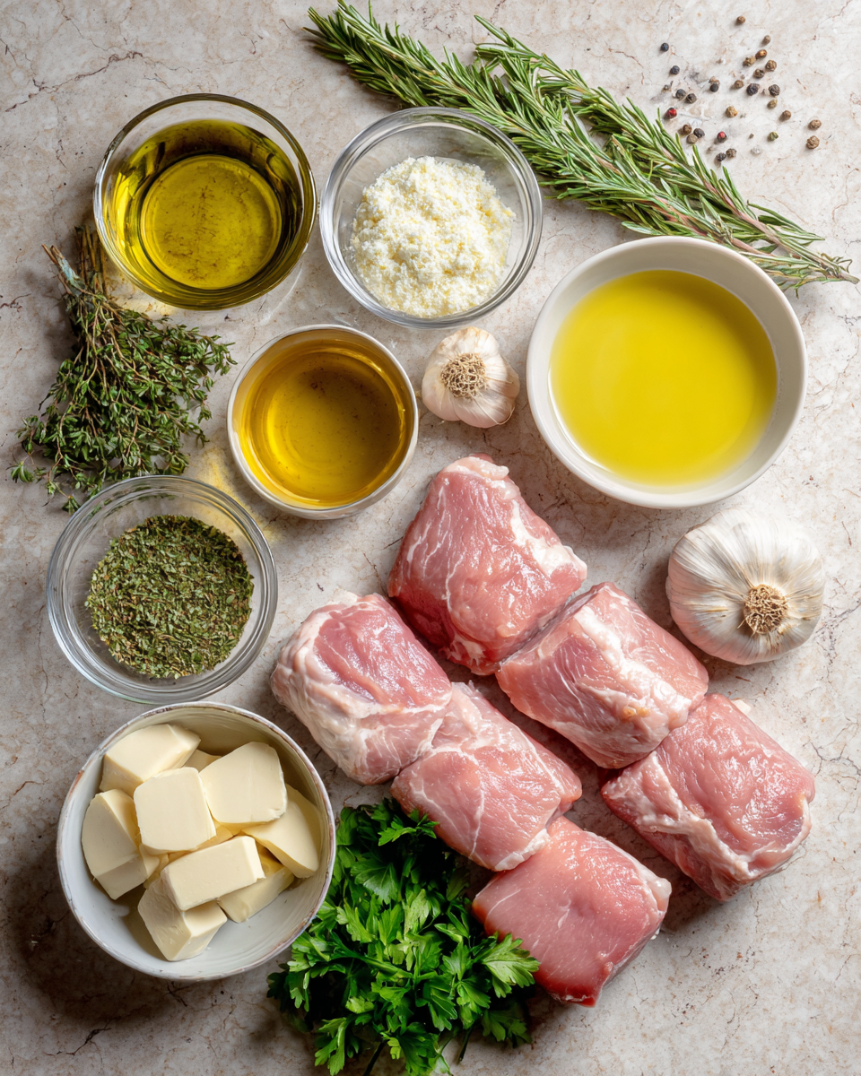 Ingredients for Irresistibly Tender: Dive into the Creamy Pork Tenderloin Delight