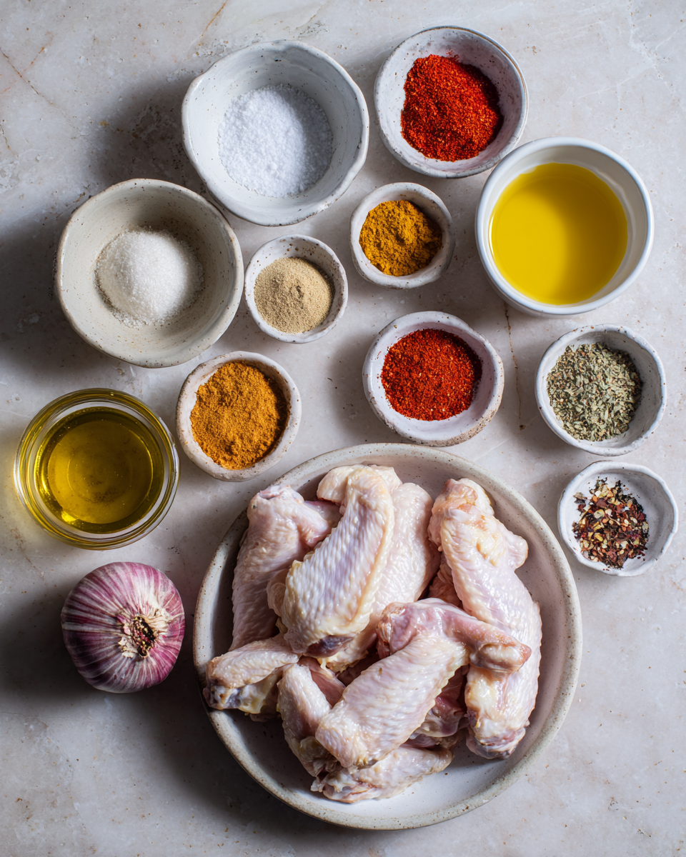 Ingredients for Crispy Baked Chicken Wings That Will Make Your Taste Buds Sing