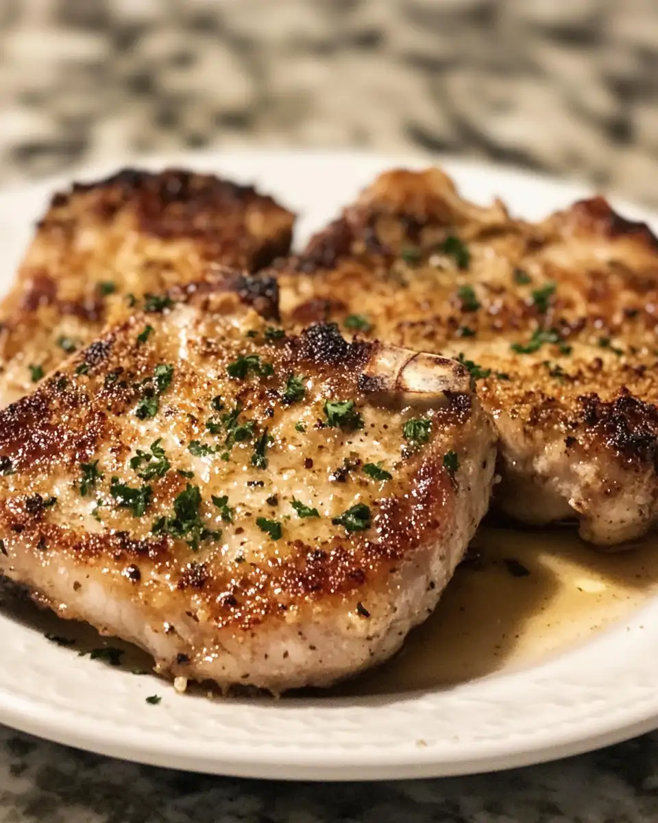 Irresistibly Crispy Baked Parmesan Pork Chops for a Flavorful Feast 6 Final dish - Irresistibly Crispy Baked Parmesan Pork Chops for a Flavorful Feast
