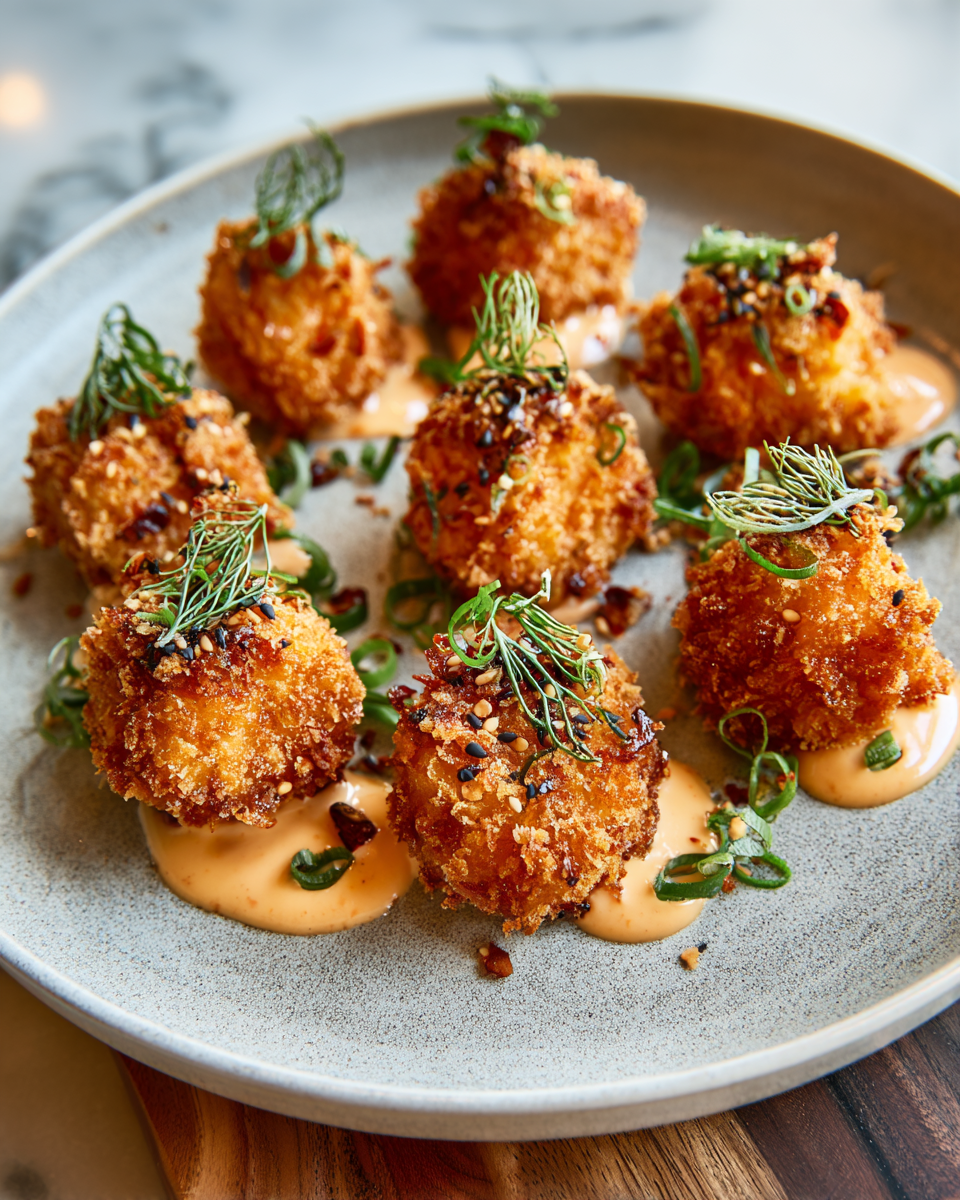 Final dish - Crispy Bang Bang Salmon Bites That Will Make Your Taste Buds Dance