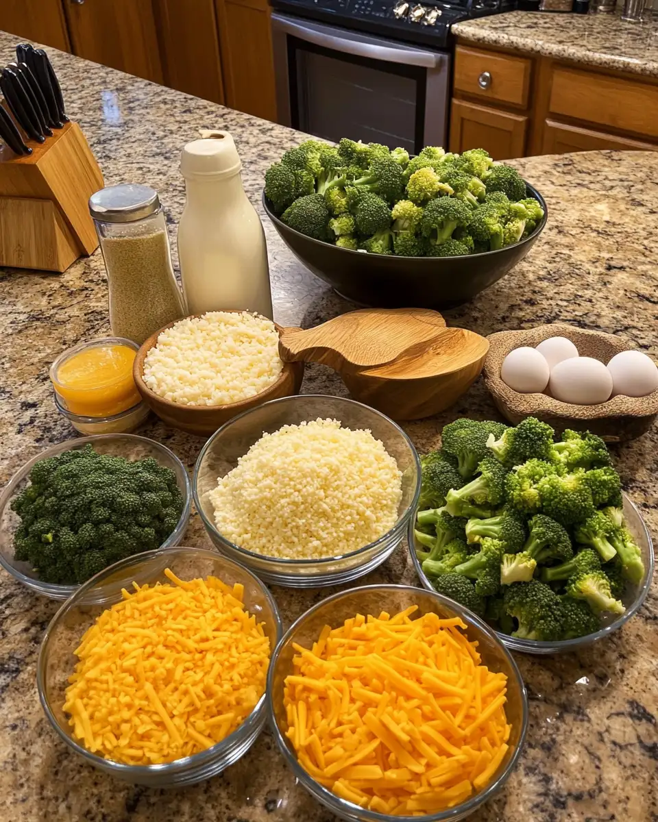 Ingredients for Crispy Broccoli Cheddar Poppers that Will Steal the Show