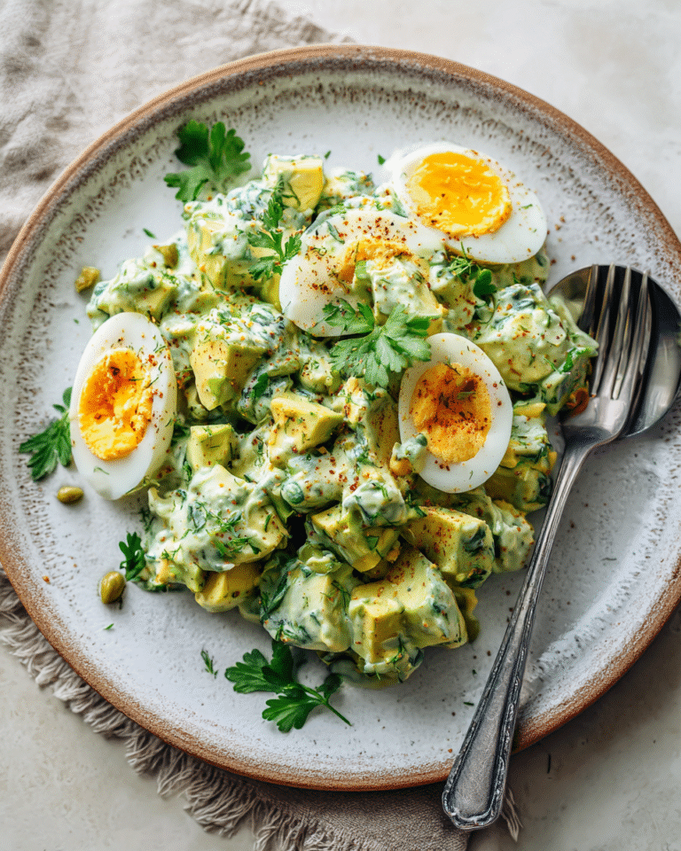 Whip Up a Healthy Delight with This Creamy Egg Avocado Salad Recipe - Featured Image
