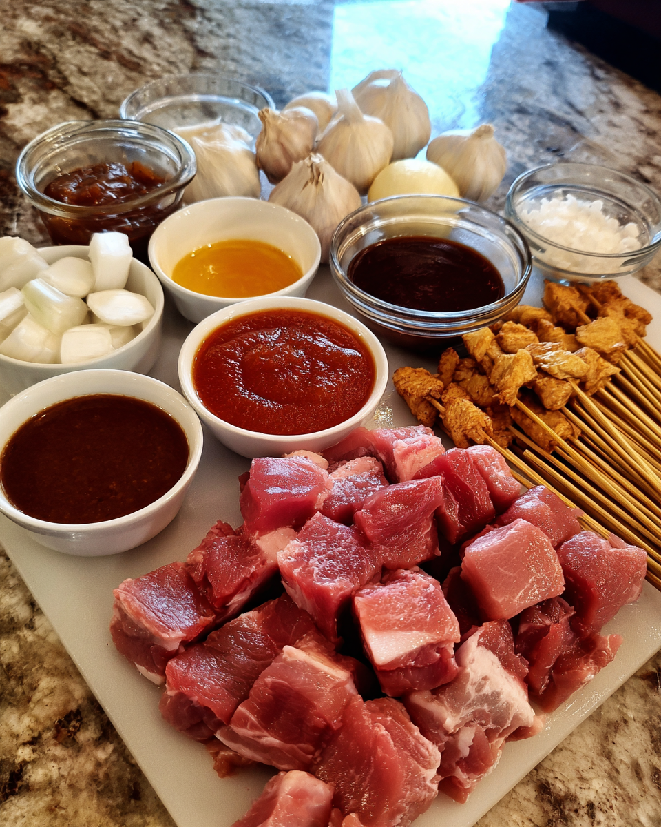 Ingredients for Smoky Sweet Delight: Discover the Irresistible Charm of Filipino BBQ Pork