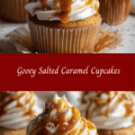 Indulge in Bliss with Gooey Salted Caramel Cupcakes