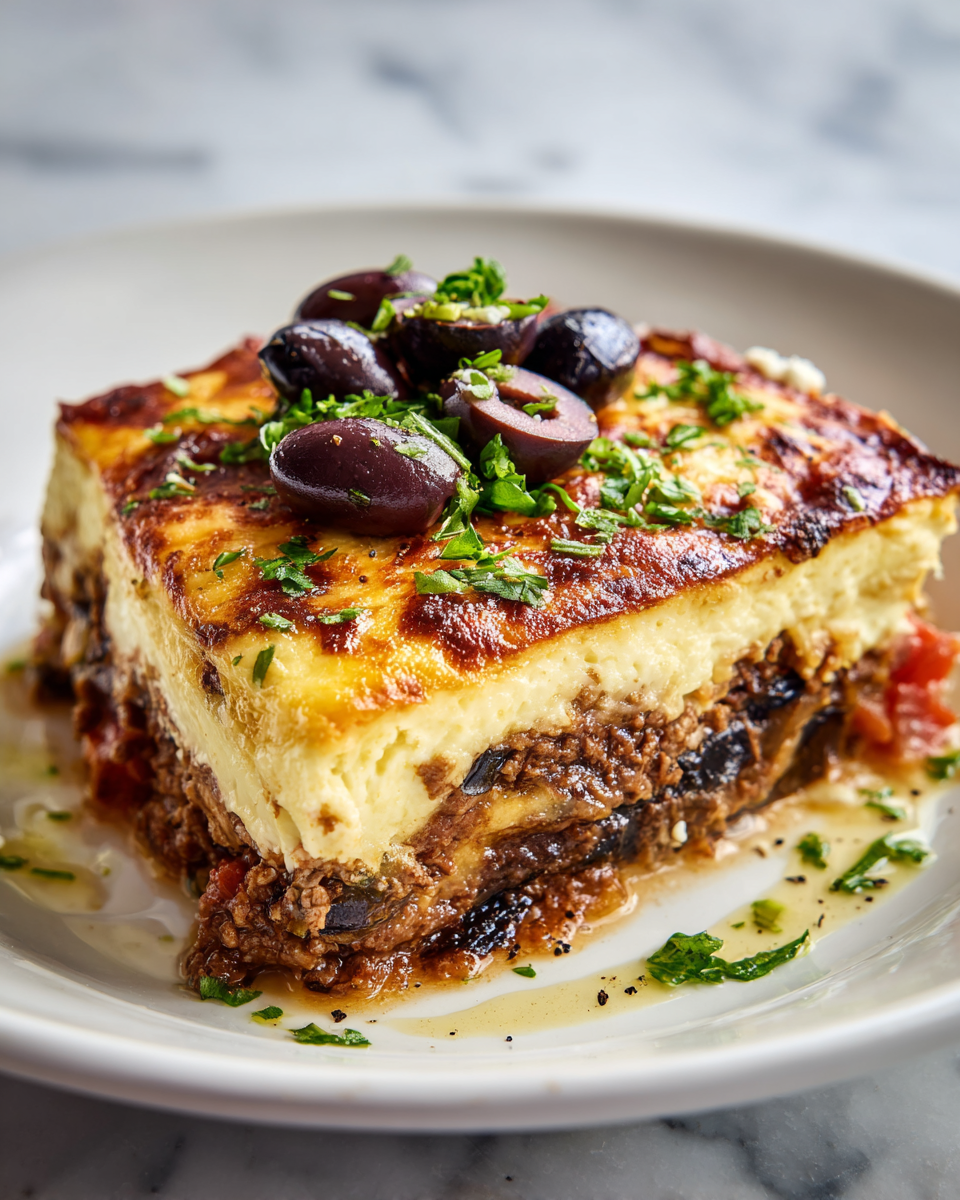 Final dish - Discover the Layers of Flavor in Authentic Greek Moussaka