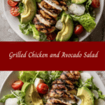 Savor the Flavor: Grilled Chicken and Avocado Salad Delight