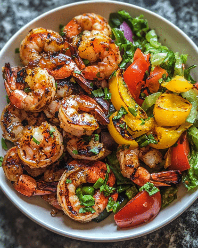 Sizzling Summer Delight Grilled Shrimp Bowl Extravaganza - Featured Image