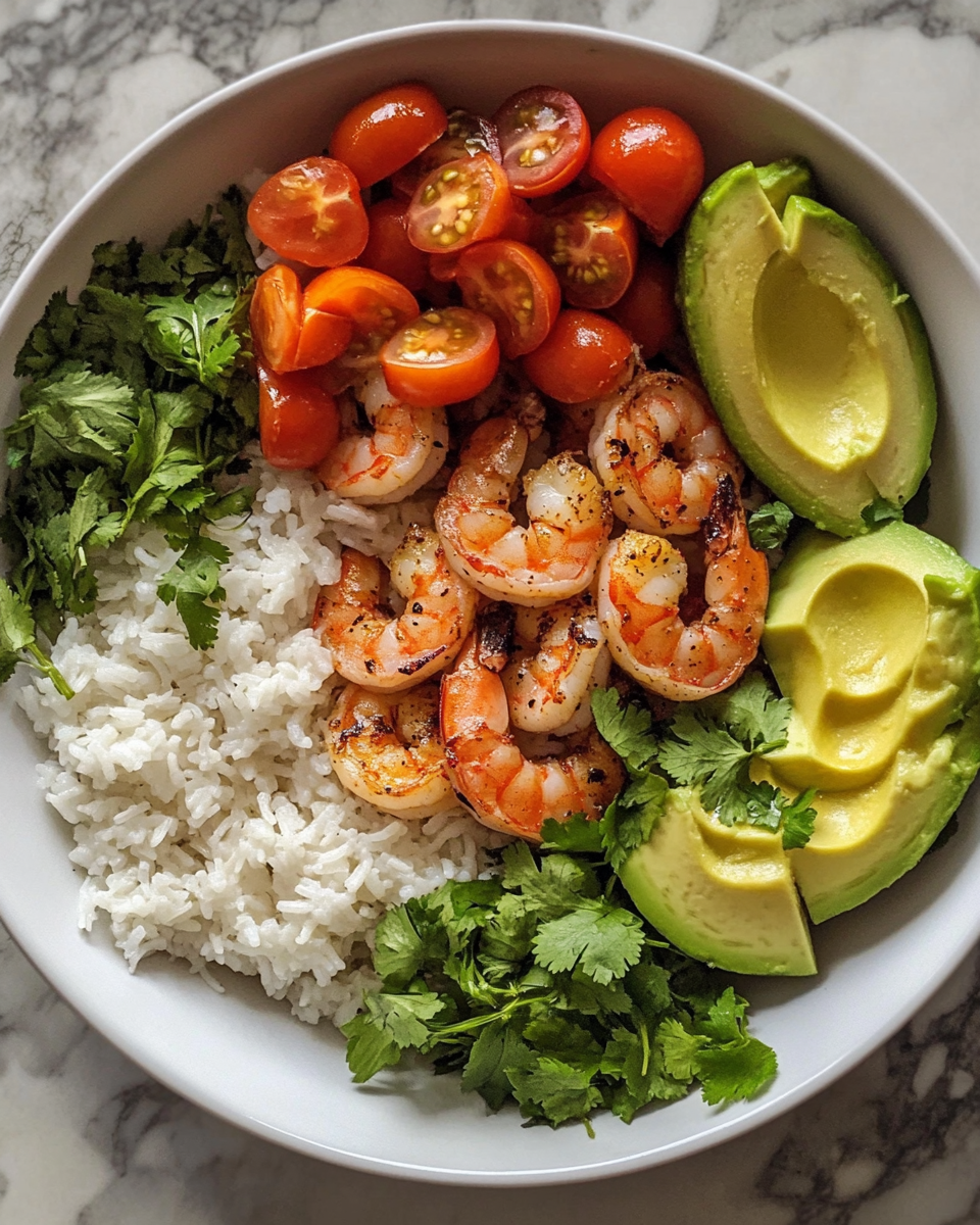 Ingredients for Sizzling Summer Delight Grilled Shrimp Bowl Extravaganza