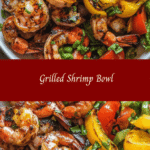 Sizzling Summer Delight Grilled Shrimp Bowl Extravaganza