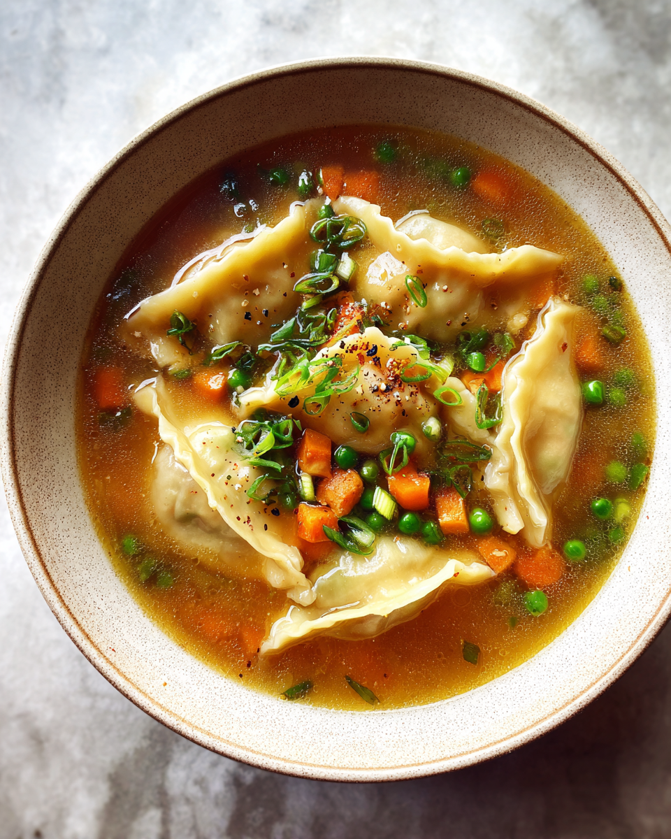 Final dish - Warm Your Soul with Hearty Potsticker Soup