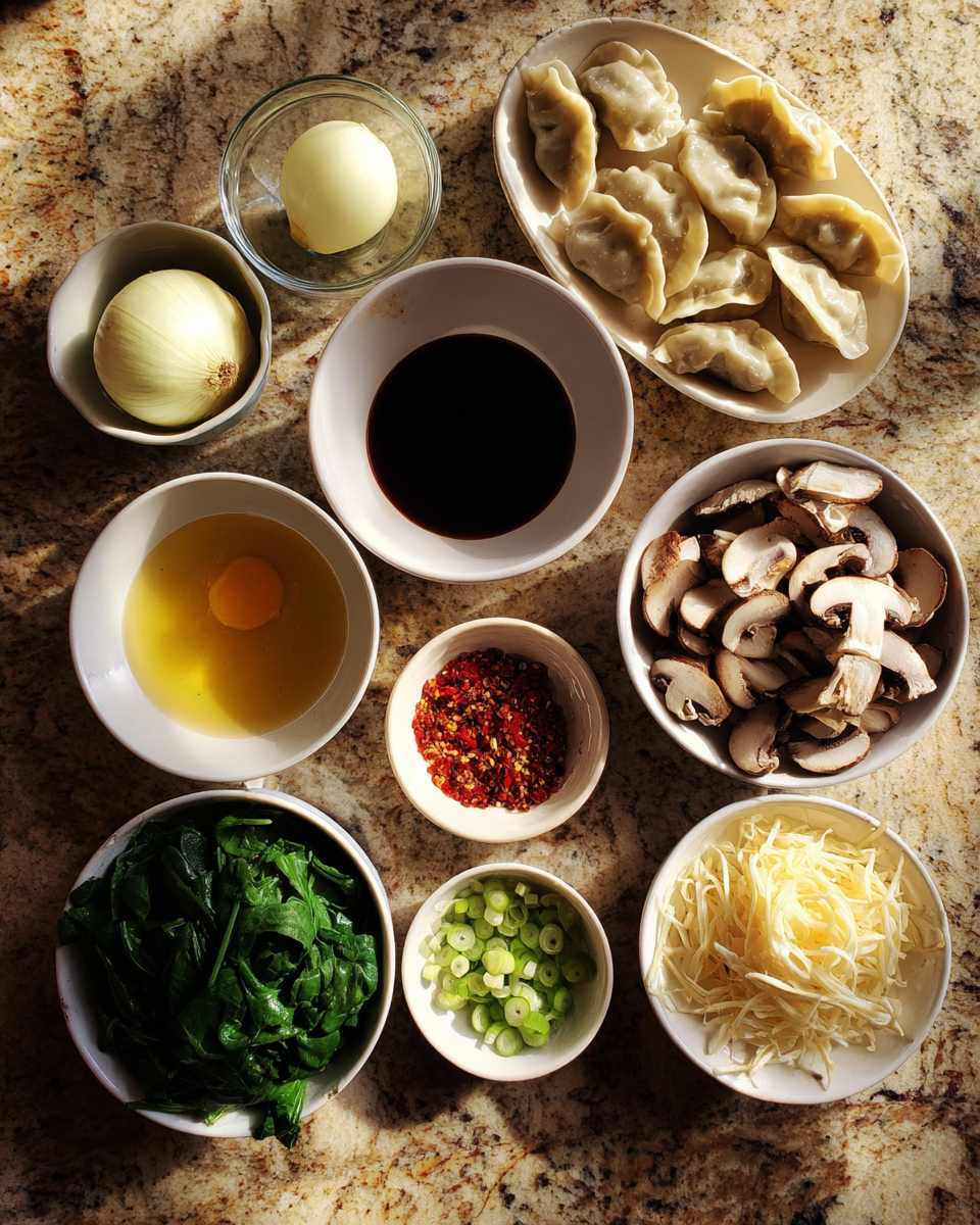 Ingredients for Warm Your Soul with Hearty Potsticker Soup