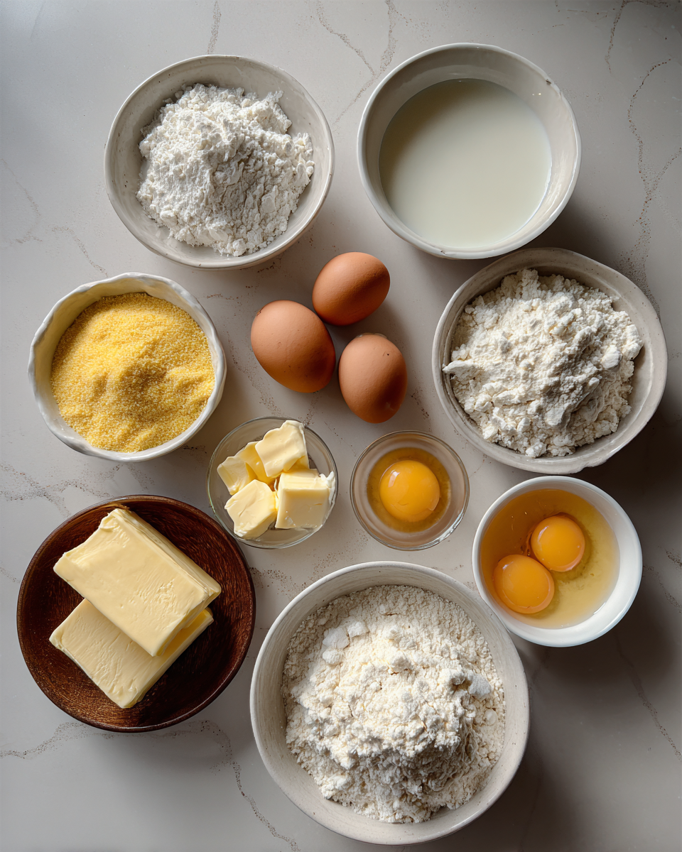 Ingredients for Irresistible Honey Butter Cornbread Poppers for Your Next Snack Fix