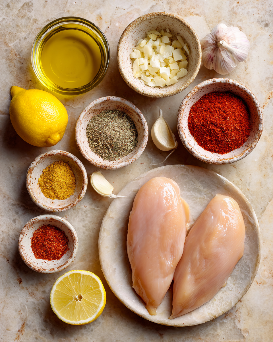 Ingredients for Air Fryer Magic: Perfectly Cook Frozen Chicken Breast in Minutes