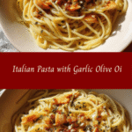 Savor the Simplicity: Italian Pasta with Garlic Olive Oil Sauce