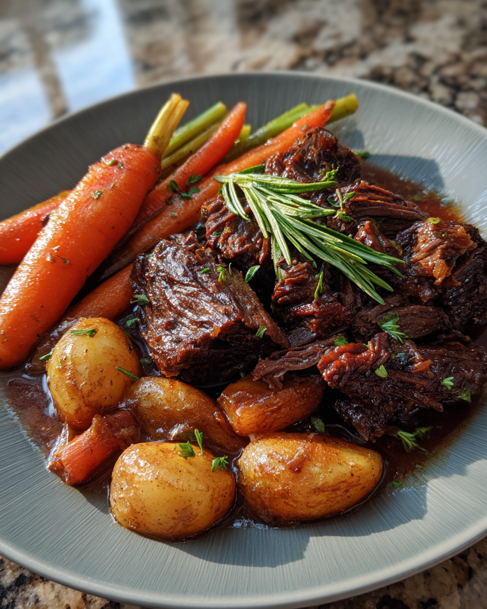 Final dish - Savor the Flavor: Irresistible Italian Pot Roast Recipe