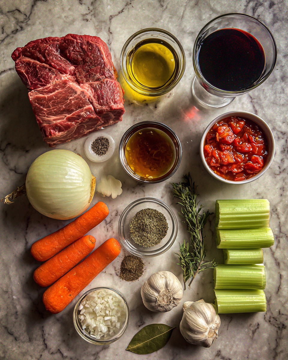 Ingredients for Savor the Flavors of Italy with a Classic Italian Pot Roast