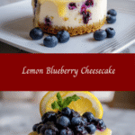 Zesty Indulgence: Discover the Magic of Lemon Blueberry Cheesecake