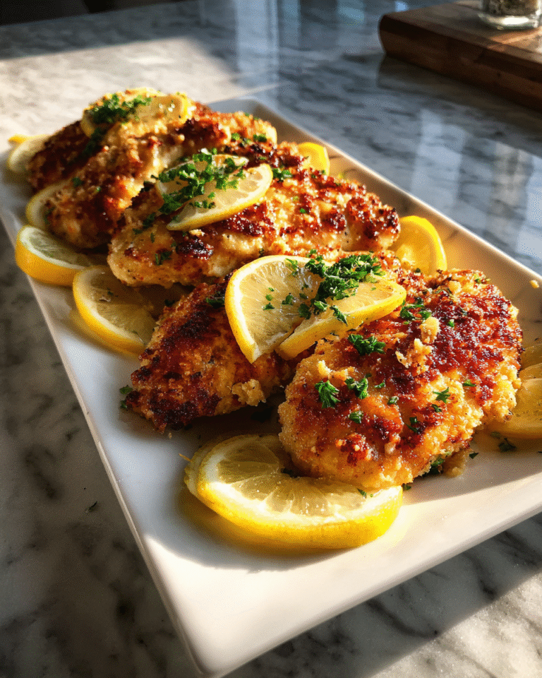 Zesty Lemon Pecorino Crusted Chicken: A Flavorful Twist on Dinner - Featured Image