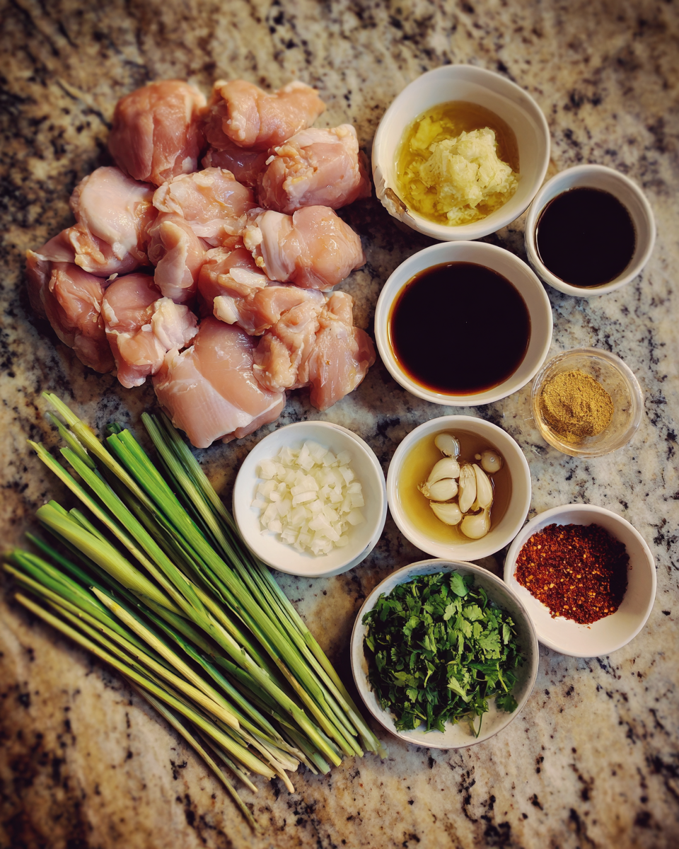 Ingredients for Zesty Lemongrass Chicken: Your New Weeknight Delight