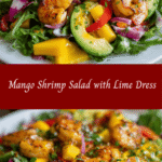 Tropical Bliss: Mango Shrimp Salad with Zesty Lime Dressing
