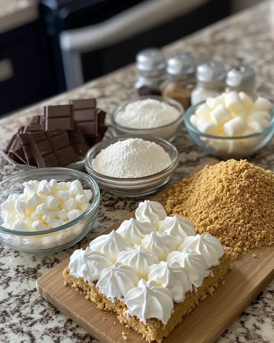 Ingredients for Heavenly Delight: Dive into the Dreamy Layers of Marshmallow Whip Cheesecake
