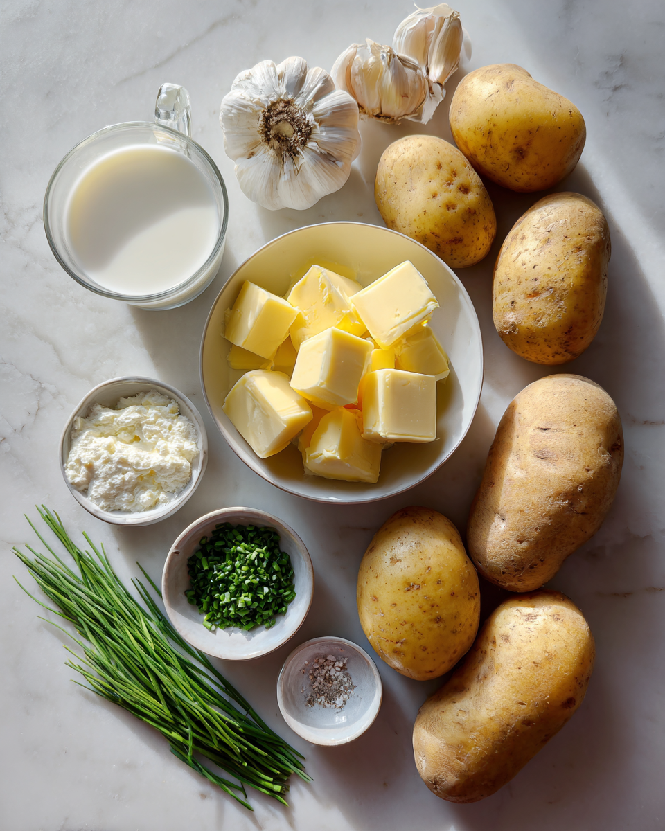 Ingredients for Creamy Dreamy Mashed Potatoes That Will Steal the Show