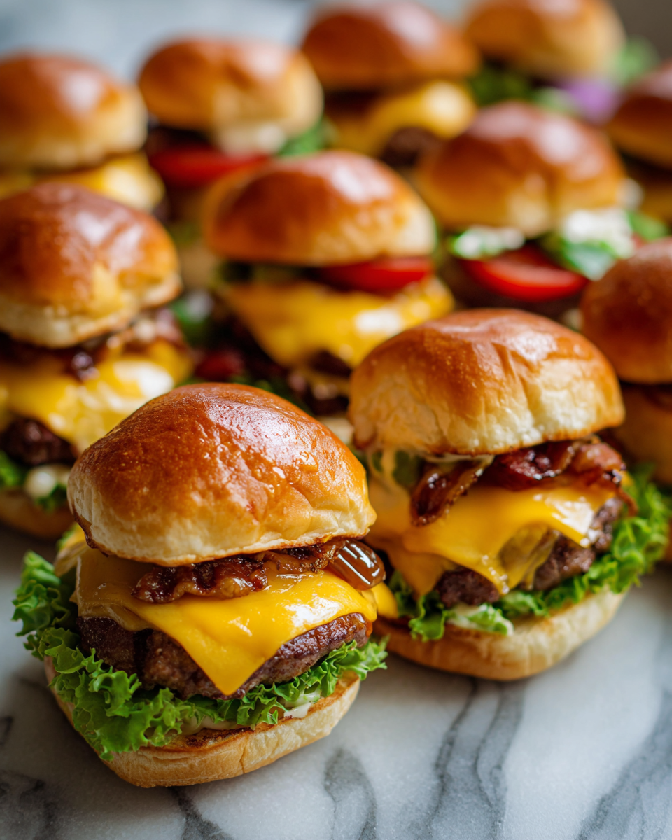 Final dish - Tiny Taste Explosion: Mini Big Mac Cheeseburgers