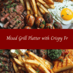 Sizzle and Crunch: The Ultimate Mixed Grill Platter with Crispy Fries