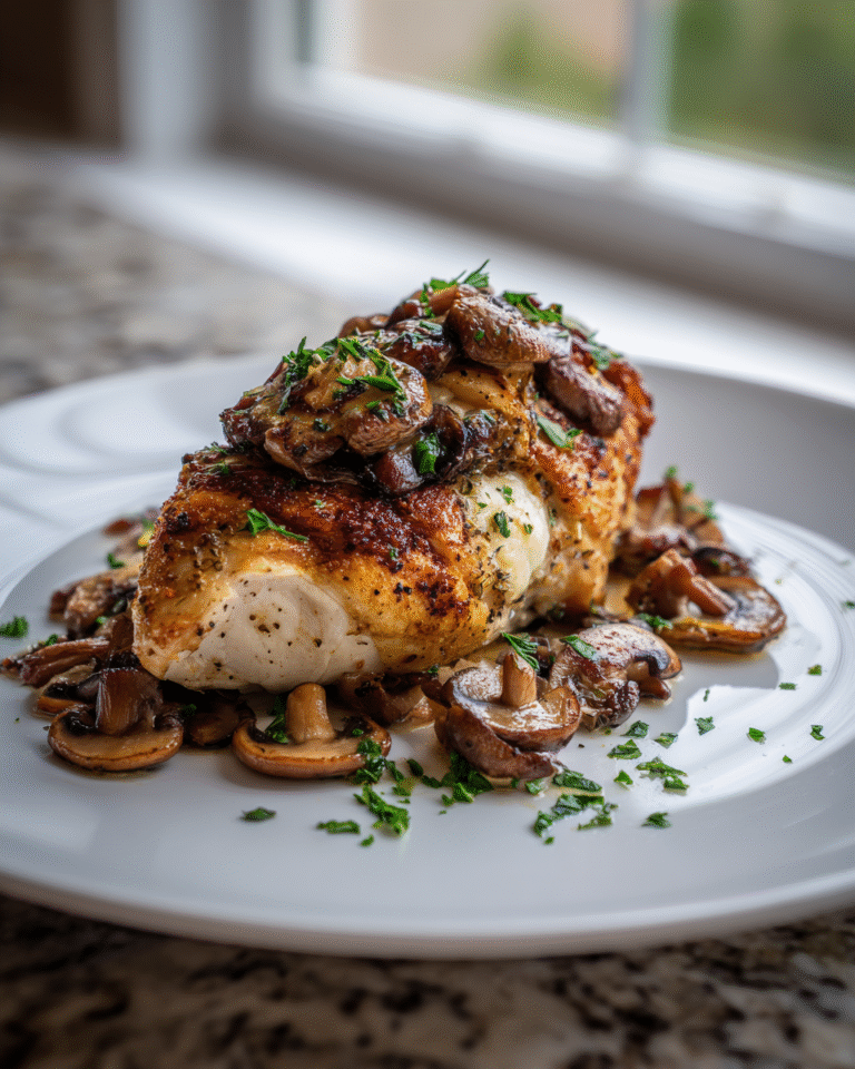 Mouthwatering Mushroom Stuffed Chicken Breast: A Gourmet Delight - Featured Image
