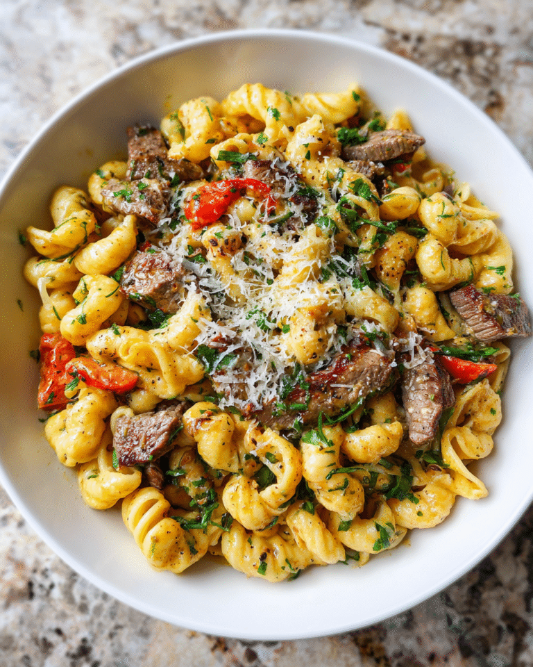 Savor the Simplicity: One-Skillet Butter Parmesan Steak Pasta Extravaganza - Featured Image