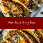 Oven-Baked Cheesy Tacos 🌮🧀