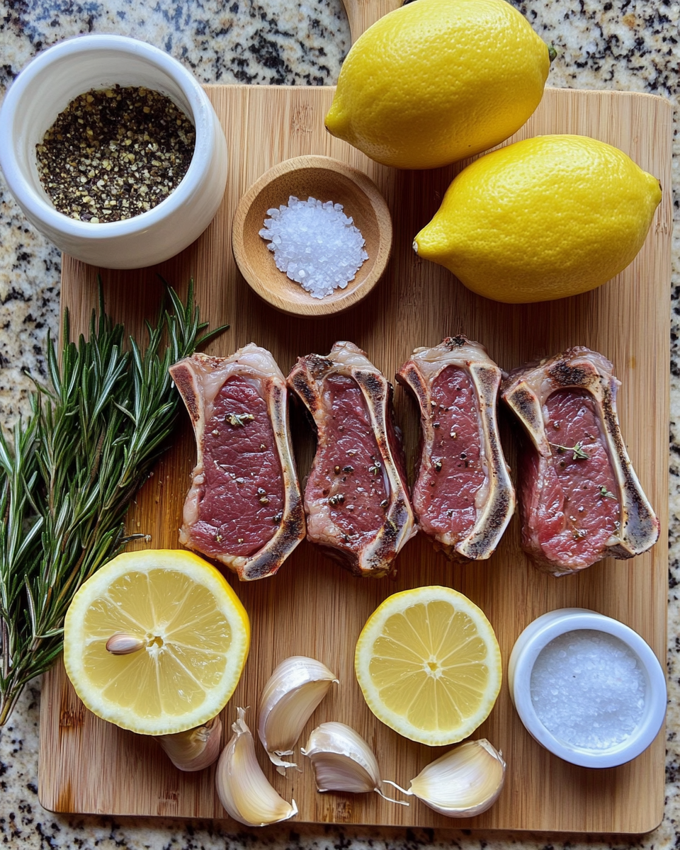 Ingredients for Mouthwatering Magic: Perfectly Oven Baked Lamb Chops