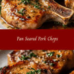 Perfect Pan Seared Pork Chops 🍖🔥