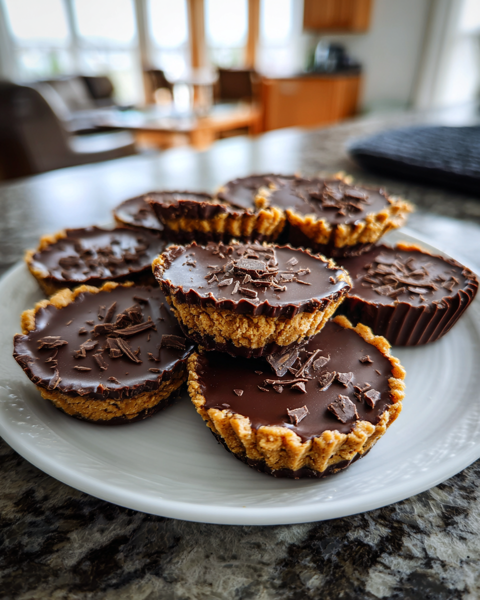 Final dish - Irresistible Peanut Butter Cup Cookies: A Sweet Symphony of Flavors
