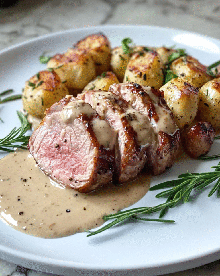 Savory Elegance: Pork Tenderloin with Dijon Cream Sauce Sensation - Featured Image