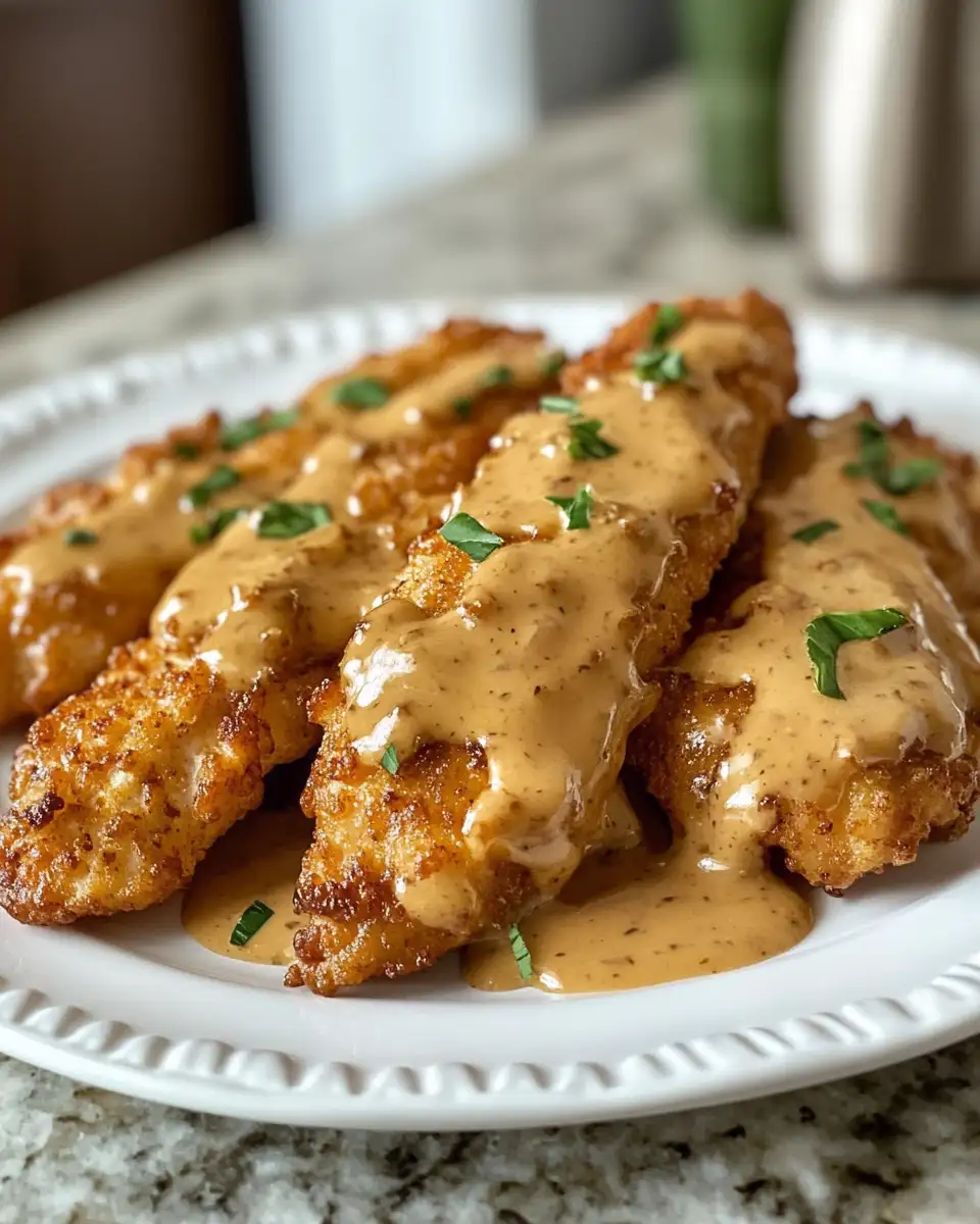 Final dish - Crispy Pretzel Chicken Meets Creamy Mustard-Cheddar Bliss