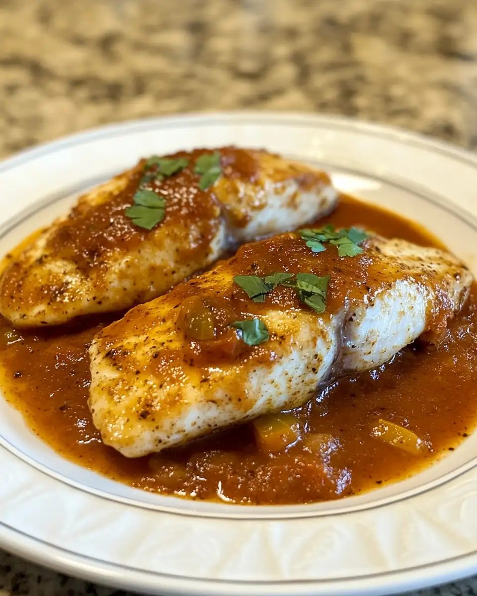 Final dish - Savor the Flavor: Quick Tilapia in Roasted Pepper Sauce